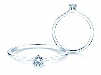 Solitärring Royal in Silber