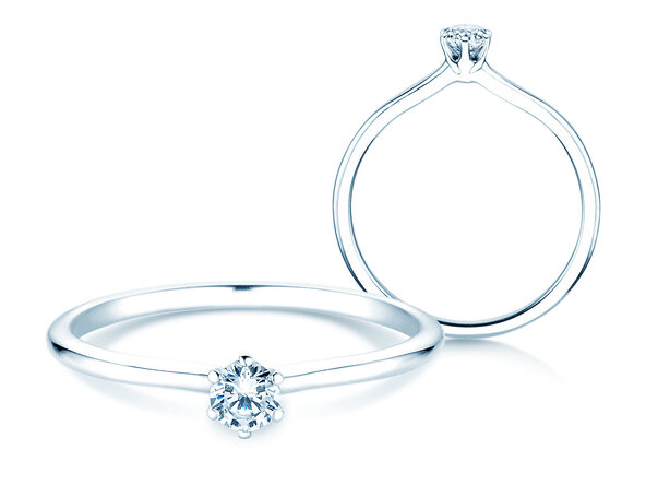 Solitärring Royal in Silber
