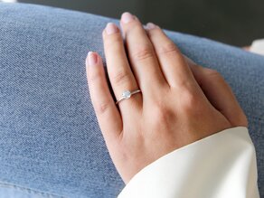 Solitärring Royal in Silber
