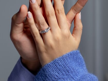 Solitärring Royal in 9K Roségold mit Diamant 1,00ct