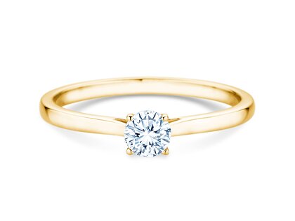 Solitärring Surprise in Gelbgold