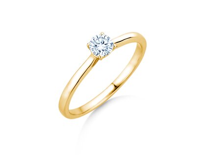 Solitärring Surprise in Gelbgold