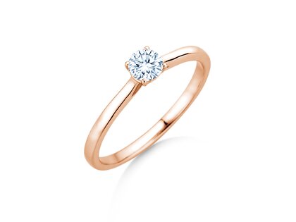 Solitärring Surprise in Roségold