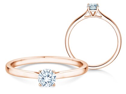 Solitärring Surprise in Roségold