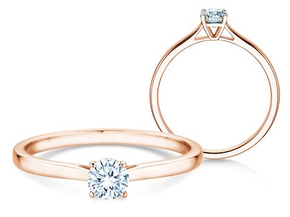 Solitärring Surprise in Roségold