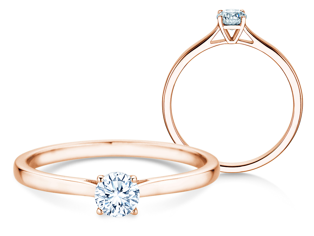 Solitärring Surprise in Roségold