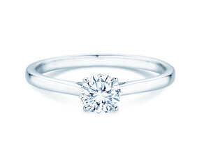 Solitärring Surprise in 9K Weißgold mit Diamant 0,50ct