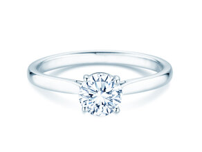 Solitärring Surprise in 14K Weißgold mit Diamant 0,75ct