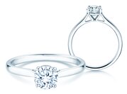 Solitärring Surprise in 9K Weißgold mit Diamant 0,75ct