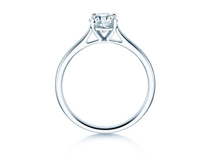 Solitärring Surprise in 14K Weißgold mit Diamant 0,75ct