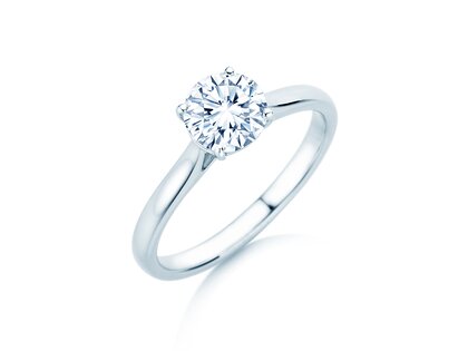 Solitärring Surprise in 9K Weißgold mit Diamant 1,00ct
