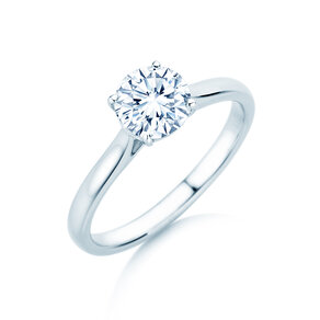 Solitärring Surprise in 9K Weißgold mit Diamant 1,00ct