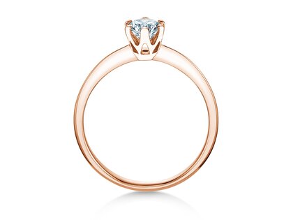 Solitärring The One in Roségold