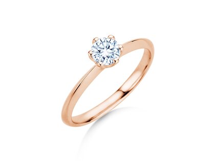 Solitärring The One in Roségold