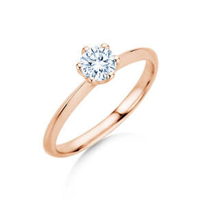 Solitärring The One in Roségold