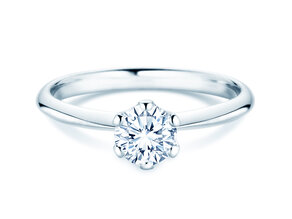 Solitärring The One in 9K Weißgold mit Diamant 0,75ct