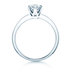 Solitärring The One in 9K Weißgold mit Diamant 0,75ct