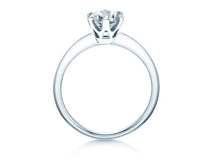 Solitärring The One in 9K Weißgold mit Diamant 1,00ct