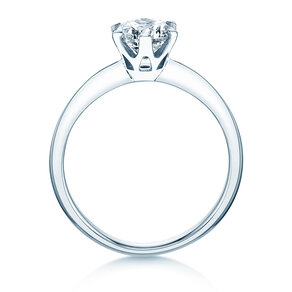 Solitärring The One in 9K Weißgold mit Diamant 1,00ct