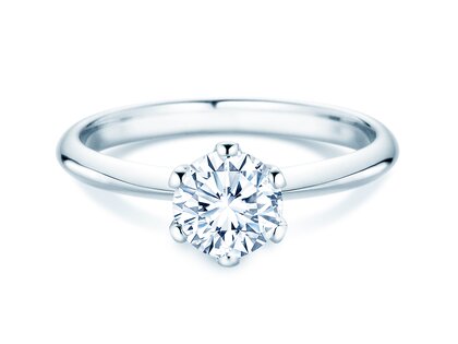 Solitärring The One in 9K Weißgold mit Diamant 1,00ct