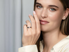 Spannring Destiny in Silber