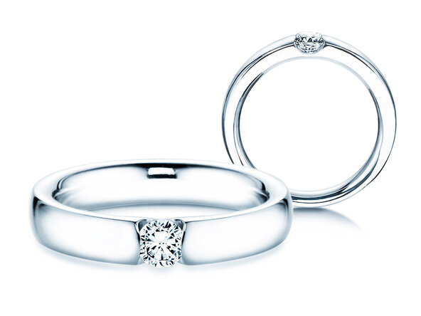 Spannring Destiny in Silber