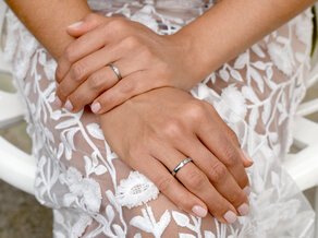 Spannring Infinity in Silber 925/- mit Diamant 0,05ct G/SI
