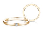 Spannring Infinity in Gelbgold