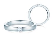 Spannring Infinity in Silber 925/- mit Diamant 0,10ct G/SI