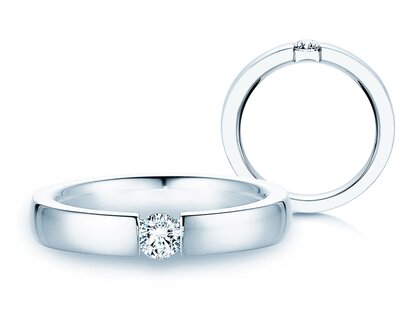 Spannring Infinity in Platin