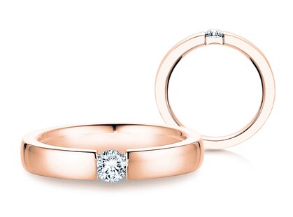 Verlobungsring Infinity in Roségold