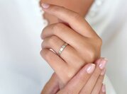 Spannring Infinity in Silber 925/- mit Diamant 0,10ct G/SI