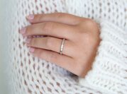 Spannring Infinity in Silber 925/- mit Diamant 0,03ct G/SI
