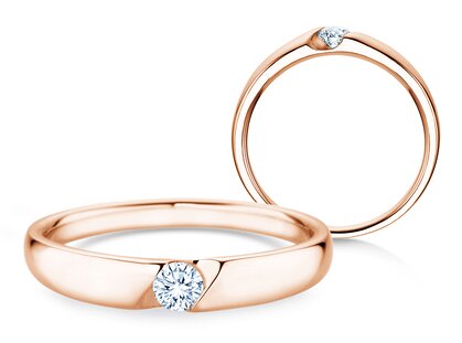 Spannring Italic Petite in Roségold