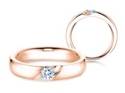 Spannring Italic in Roségold