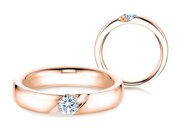 Spannring Italic in Roségold