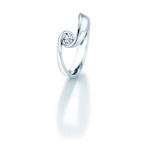 Spannring Open Eye Big in Silber