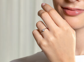 Spannring Touch in Silber