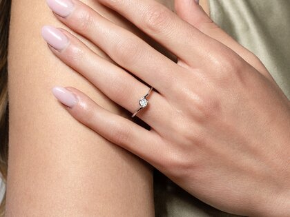 Spannring Touch in Silber