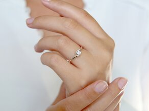 Spannring Touch in Silber