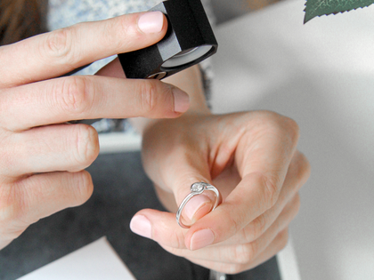 Spannring Touch in Silber