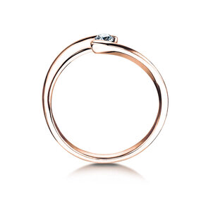 Spannring Twist Petite in Roségold