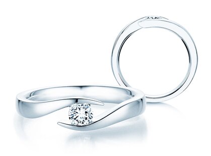 Spannring Twist Labordiamant