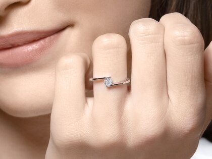 Spannring Vibe  in Silber