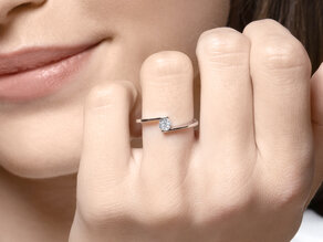 Spannring Vibe  in Silber