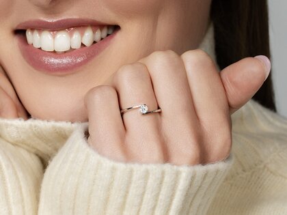 Spannring Vibe  in Silber