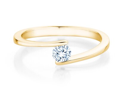 Spannring Vibe  in Gelbgold