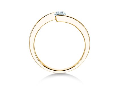 Spannring Vibe  in Gelbgold