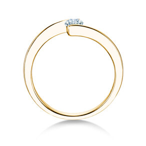 Spannring Vibe  in Gelbgold