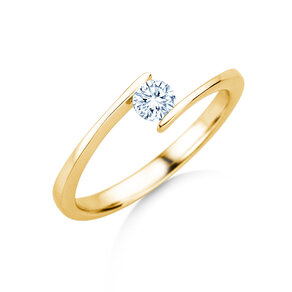Spannring Vibe  in Gelbgold